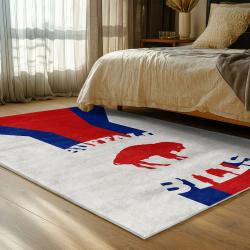 nfl buffalo bills area rug non slip football carpet home decor gift idea for fans bedroom bb84