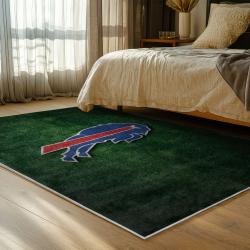 nfl buffalo bills area rug non slip football carpet home decor gift idea for fans bedroom bb86