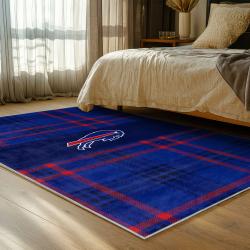 nfl buffalo bills area rug non slip football carpet home decor gift idea for fans bedroom bb87