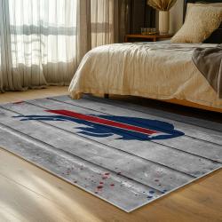 nfl buffalo bills area rug non slip football carpet home decor gift idea for fans bedroom bb90
