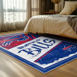 nfl buffalo bills area rug non slip football carpet home decor gift idea for fans bedroom bb91