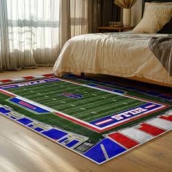 nfl buffalo bills area rug non slip football carpet home decor gift idea for fans bedroom bb99