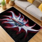 nfl buffalo bills area rug non slip football carpet home decor gift idea for fans living room bb100