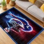 nfl buffalo bills area rug non slip football carpet home decor gift idea for fans living room bb102