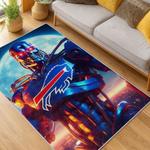 nfl buffalo bills area rug non slip football carpet home decor gift idea for fans living room bb109