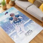 nfl buffalo bills area rug non slip football carpet home decor gift idea for fans living room bb112