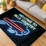 nfl buffalo bills area rug non slip football carpet home decor gift idea for fans living room bb115