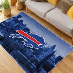 nfl buffalo bills area rug non slip football carpet home decor gift idea for fans living room bb116