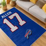 nfl buffalo bills area rug non slip football carpet home decor gift idea for fans living room bb128