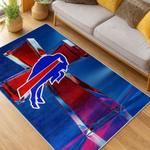 nfl buffalo bills area rug non slip football carpet home decor gift idea for fans living room bb157