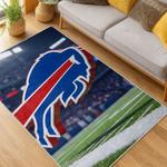 nfl buffalo bills area rug non slip football carpet home decor gift idea for fans living room bb159