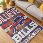 nfl buffalo bills area rug non slip football carpet home decor gift idea for fans living room bb165