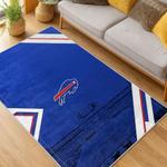 nfl buffalo bills area rug non slip football carpet home decor gift idea for fans living room bb46