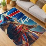 nfl buffalo bills area rug non slip football carpet home decor gift idea for fans living room bb52