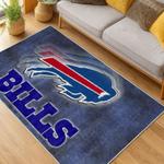 nfl buffalo bills area rug non slip football carpet home decor gift idea for fans living room bb57
