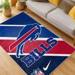 nfl buffalo bills area rug non slip football carpet home decor gift idea for fans living room bb63