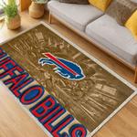 nfl buffalo bills area rug non slip football carpet home decor gift idea for fans living room bb66