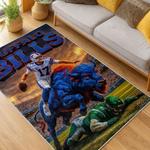 nfl buffalo bills area rug non slip football carpet home decor gift idea for fans living room bb77