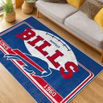 nfl buffalo bills area rug non slip football carpet home decor gift idea for fans living room bb81