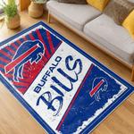 nfl buffalo bills area rug non slip football carpet home decor gift idea for fans living room bb91