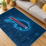 nfl buffalo bills area rug non slip football carpet home decor gift idea for fans living room bb92