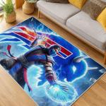 nfl buffalo bills area rug non slip football carpet home decor gift idea for fans living room bb94