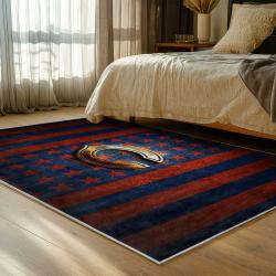nfl chicago bears football team logo sport carpet area rug home decor bedroom cbw101