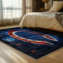 nfl chicago bears football team logo sport carpet area rug home decor bedroom cbw104