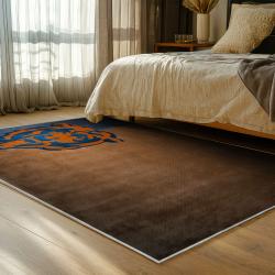 nfl chicago bears football team logo sport carpet area rug home decor bedroom cbw120