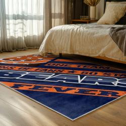 nfl chicago bears football team logo sport carpet area rug home decor bedroom cbw130