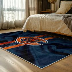 nfl chicago bears football team logo sport carpet area rug home decor bedroom cbw132