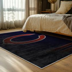 nfl chicago bears football team logo sport carpet area rug home decor bedroom cbw137