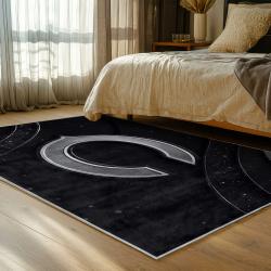 nfl chicago bears football team logo sport carpet area rug home decor bedroom cbw138