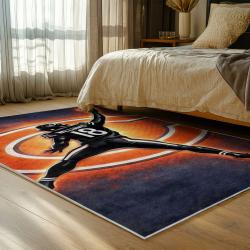nfl chicago bears football team logo sport carpet area rug home decor bedroom cbw158