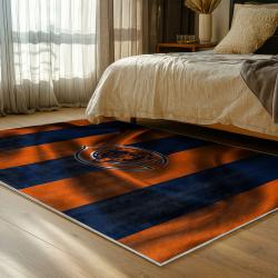 nfl chicago bears football team logo sport carpet area rug home decor bedroom cbw176