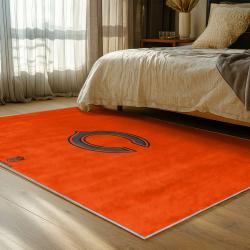 nfl chicago bears football team logo sport carpet area rug home decor bedroom cbw188