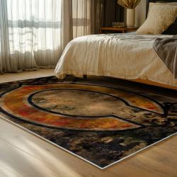 nfl chicago bears football team logo sport carpet area rug home decor bedroom cbw189