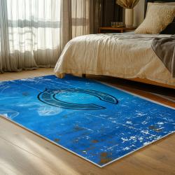 nfl chicago bears football team logo sport carpet area rug home decor bedroom cbw43
