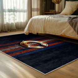nfl chicago bears football team logo sport carpet area rug home decor bedroom cbw49