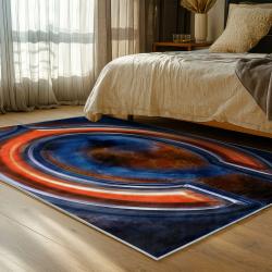 nfl chicago bears football team logo sport carpet area rug home decor bedroom cbw53