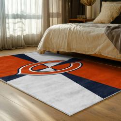 nfl chicago bears football team logo sport carpet area rug home decor bedroom cbw58