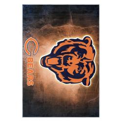 nfl chicago bears football team logo sport carpet area rug home decor gift cbw116
