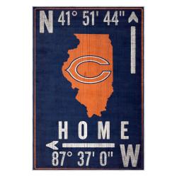 nfl chicago bears football team logo sport carpet area rug home decor gift cbw121
