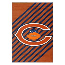 nfl chicago bears football team logo sport carpet area rug home decor gift cbw124