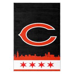 nfl chicago bears football team logo sport carpet area rug home decor gift cbw126