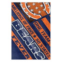 nfl chicago bears football team logo sport carpet area rug home decor gift cbw130