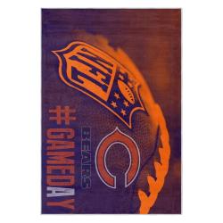 nfl chicago bears football team logo sport carpet area rug home decor gift cbw133