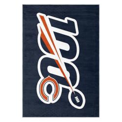nfl chicago bears football team logo sport carpet area rug home decor gift cbw151