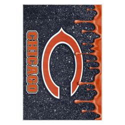 nfl chicago bears football team logo sport carpet area rug home decor gift cbw152