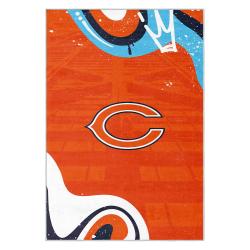 nfl chicago bears football team logo sport carpet area rug home decor gift cbw156